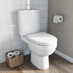 Eden Close Coupled Toilet – Soft Close Seat – Space Saving – Contemporary