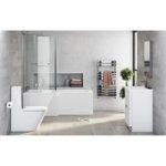 Arte Shower Bath Suite – Left Hand – 1700 x 850mm – 600mm Drawer Unit – Mode