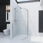 Infiniti Quadrant Shower Enclosure 900 x 900mm – Frameless – 8mm Glass