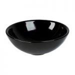 Black Counter Top Basin – Round – Contemporary – 1 Tap Hole – Onyx