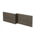 Arden Walnut Boston Shower Bath Front Panel – Wooden – 1700mm