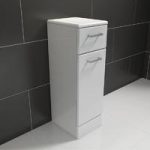 Bathroom Linen Basket Unit – White – 350mm – Sienna