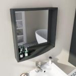 Curvaceous Bathroom Mirror – 550 x 550mm – Slate – Contemporary – Mode