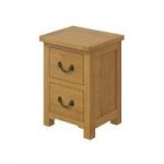 MFI – Rome Bedside Table – Pine – 2 Drawer