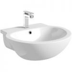 Florence Countertop Basin – Semi Recessed – 545mm – 1 Tap Hole