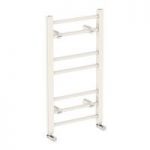 Heated Towel Rail – White – 700 x 399mm – Steel – Contemporary – Clarity