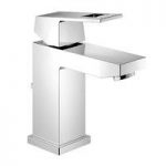 Grohe – Eurocube Basin Mixer Tap – With Pop Up Waste – Chrome – Square – Contemporary