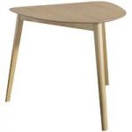 Harrison Oak Apartment Dining Table – Contemporary – Small