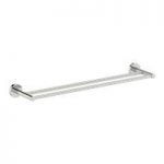 Double Towel Rail – Chrome – With Fixing Kit – Contemporary – Lunar