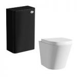 Planet Back To Wall Toilet Unit – Black – Arte Back To Wall Toilet – Mode