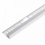 Square Tile Trim – Aluminium – Silver Effect – Durable Design