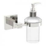 Bathroom Soap Dispenser – Chrome – Square Design – Contemporary – Flex