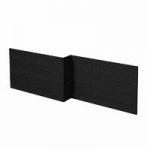 Shower Bath Wooden Front Panel – L Shaped – Essen Grey – 1500mm – Drift