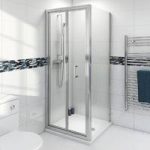 Bifold Shower Enclosure – Square – 760 x 760mm – With Tray – 4mm Glass