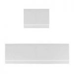 Straight Bath Panel Pack – 1700 x 750 – White – Wooden – Water Resistant