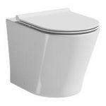 Arte Back To Wall Toilet – Slimline Seat – Ceramic – Contemporary