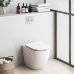 Harrison Rimless Back To Wall Toilet – Slimline Soft Close Seat – Contemporary – Mode