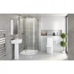 Arte Bathroom Suite – With Infiniti Shower Enclosure – Quadrant – Contemporary – Mode