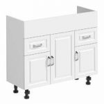 Fitted Bathroom Furniture – Storage Unit – White – 850mm – Florence