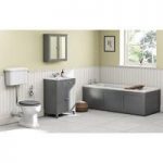 Camberley Low Level Furniture Suite & 1700 x 700mm Straight Bath – Traditional