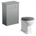 Winchester Back To Wall Toilet & Unit – Soft Close Seat – Grey – Traditional