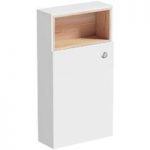 Back to Wall Toilet Unit – White & Oak – Contemporary – Tate – Mode
