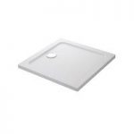 Mira – Flight Safe Shower Tray – Square – 800 x 800mm – Low Level – Anti Slip – Contemporary
