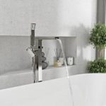 Metro Freestanding Bath Filler Tap – Waterfall Spout – Contemporary – Mode