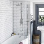 The Bath Co Dulwich Shower Riser System – Rain Can Shower Head – Traditional
