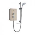 Mira – Galena Electric Shower – 9.8kw – Light Stone Finish – 5 Function Shower Head