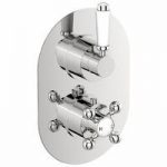 Traditional Shower Valve – Twin Valve – Includes Diverter – Thermostatic – The Bath Co