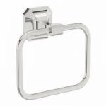 Camberley Towel Ring – Square – Chrome – Brass – Traditional