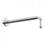 Wall Shower Arm – Curved – Round – 400mm – Chrome
