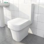 Ive Close Coupled Toilet – Soft Close Seat – White – Square Design – Contemporary – Mode