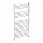 Heated Towel Rail – Chrome – Contemporary – Curved – 1150 x 600mm