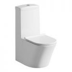 Arte Close Coupled Toilet – Slimline Seat – Ceramic – Contemporary