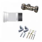 Universal Toilet Fitting Pack – Floor Fixing Kit – Flexi Pan Connector