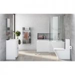 Arte Shower Bath Suite – Right Hand – 1700 x 850mm – 800mm Drawer Unit – Mode