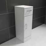 Bathroom Storage Unit – White – Floor Standing – 330mm – Sienna