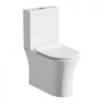Hardy Rimless Close Coupled Toilet – Slimline Soft Close Seat – Mode
