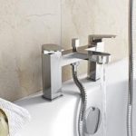 Stanford Bath Shower Mixer Tap – Curved Contemporary – Chrome – Mode
