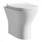 Round Back To Wall Toilet – With Slimline Soft Close Seat – Contemporary – Compact