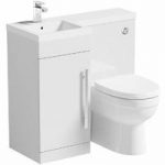 Combination Unit – White – Includes Energy Back to Wall Toilet – Left Handed – Myspace