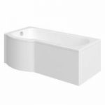 P Shaped Shower Bath – 1675 x 850 – Left Handed – Single Ended – Contemporary