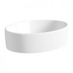 White Counter Top Basin – Oval – Straight Sides – Meadley