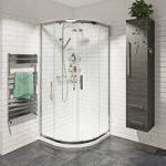 Premium Quadrant Shower Enclosure 800 x 800mm – Easy Clean – 8mm Glass