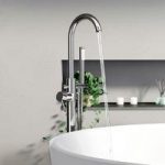 Freestaning Bath Filler Tap – Tall Slimline – Includes Shower Attachement -Matrix