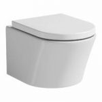 Arte Wall Hung Toilet – Soft Close Seat – Contemporary Curved – Mode