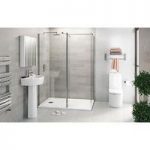 Arte Bathroom Suite – With Walk in Shower Enclosure – 1400 x 900mm – Shower Tray – Mode
