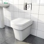 Ive Back To Wall Toilet – Soft Close Seat – White – Square Design – Contemporary – Mode